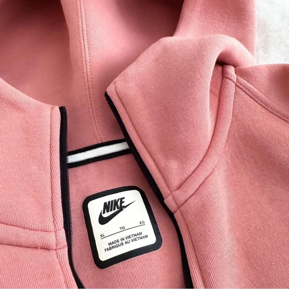 Nike Sportswear Tech Fleece Windrunner Zip Up Sweatshirt Pink